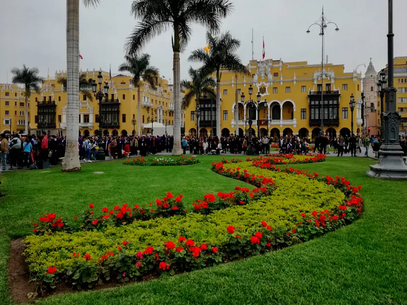 Park in Lima, capital of Peru