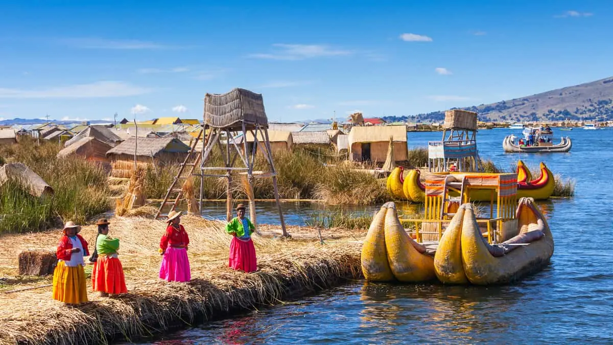 in the photo: Lake Titicaca