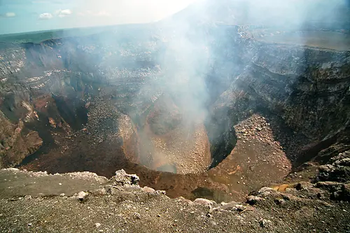 Pictured: volcano in Nicaragua