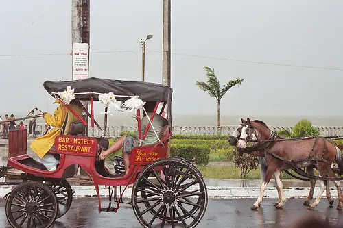In the photo: a city in Nicaragua