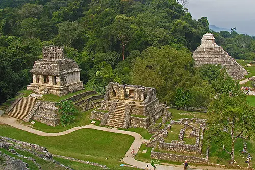 In the photo: the city of Palenque, Mexico
