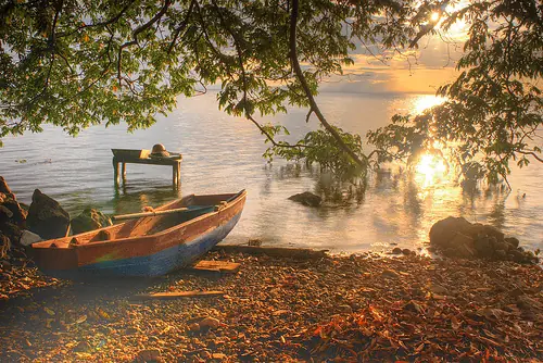 In the photo: beaches in Nicaragua