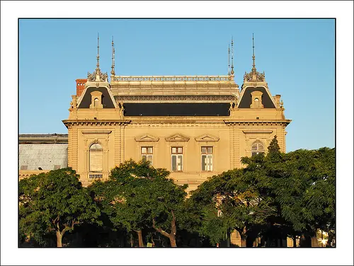 In the photo: sights of Montevideo, Uruguay