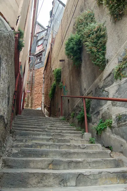 in the photo: Valparaíso, the city of Chile