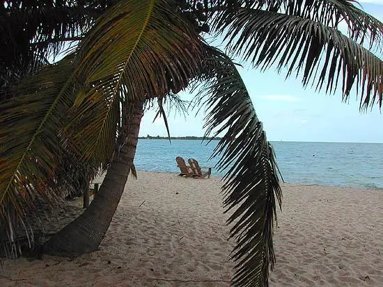 in photo: Resort and city of Placencia in Belize