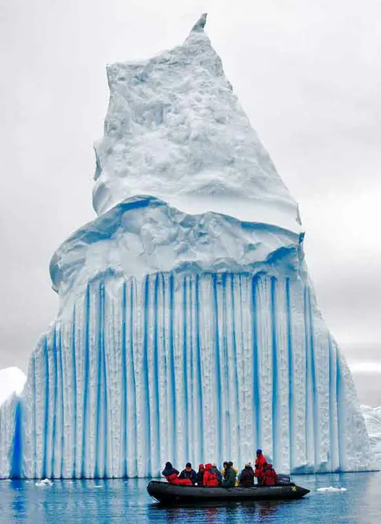 In the photo: cruises in Antarctica