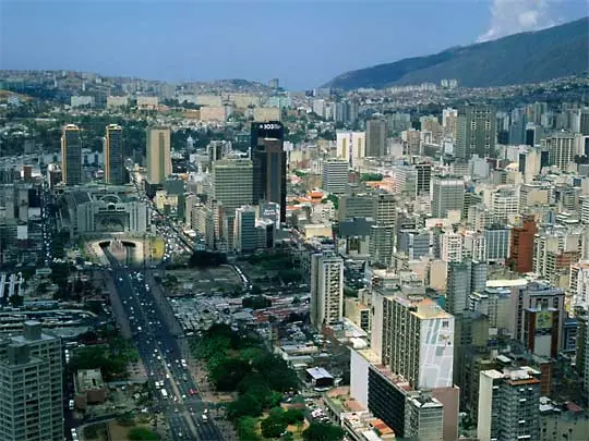 in the photo: Caracas, the capital of Venezuela