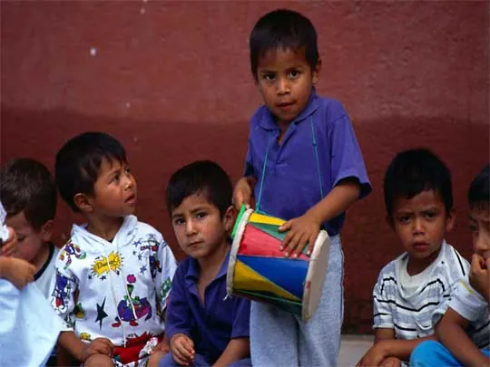 In the photo: Antigua de  Guatemala city in Guatemala
