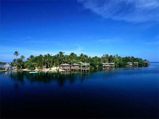 In the photo: Roatan Island in Honduras