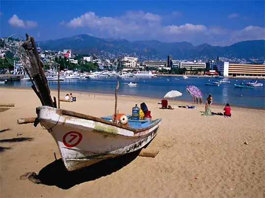 In the photo: the city of Acapulco in Mexico