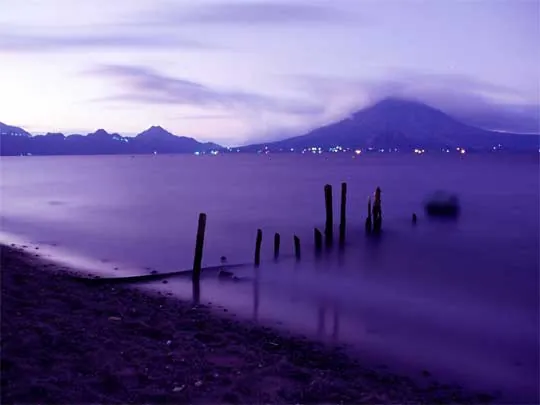 in the photo: Lake Atitlan in Guatemala