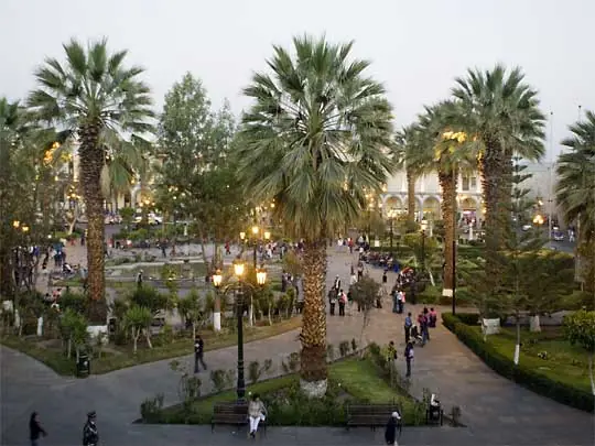 In the photo: the city of Arequipa in Peru