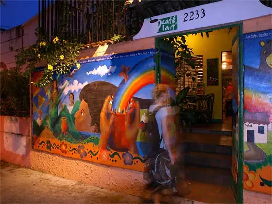 In the photo: the city of San Salvador in El Salvador
