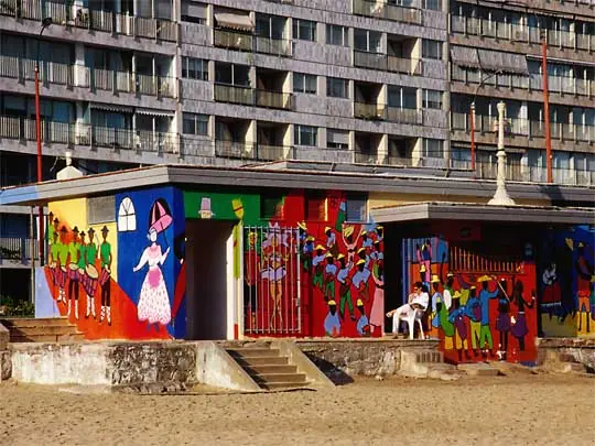 In the photo: in the capital of Uruguay, the city of Montevideo