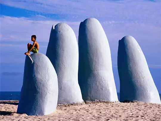 In the photo: the resort of Punta del Este in Uruguay