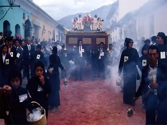 In the photo: Antigua de Guatemala city in Guatemala