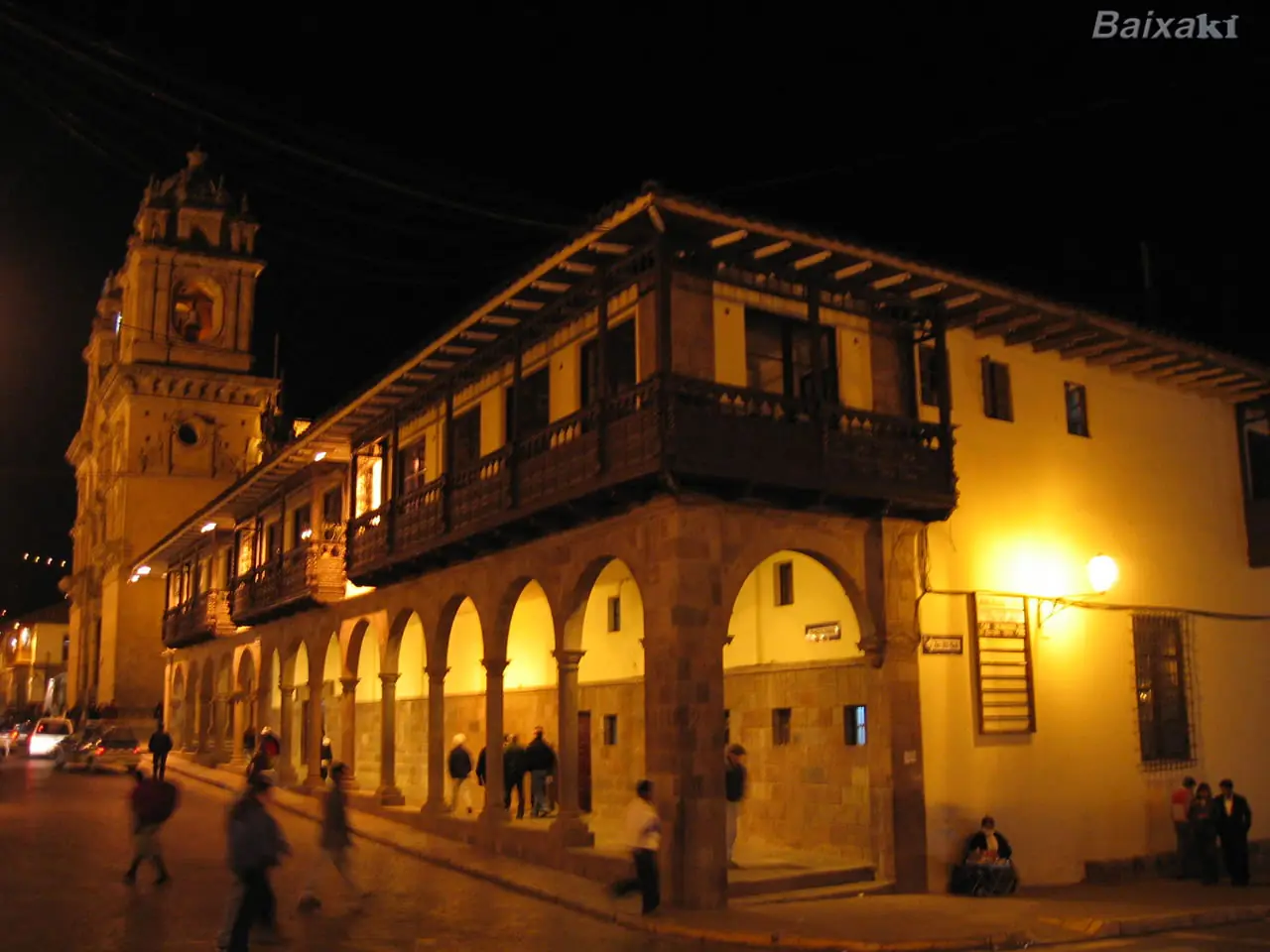 in the photo: the city of Cuzco in Peru