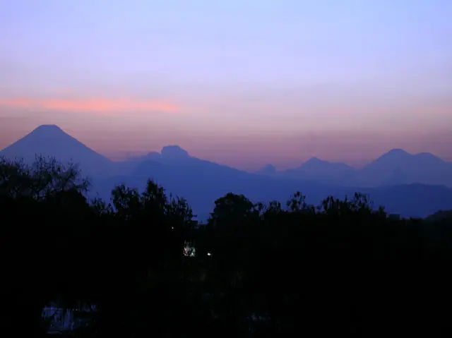 In the photo: Guatemala City (the capital of the country)