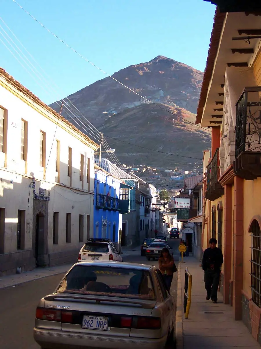 in photo: Potosí  town in Bolivia 