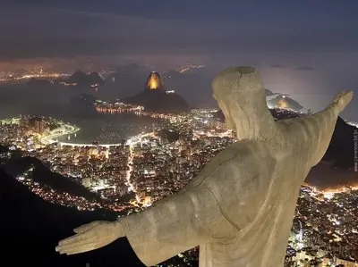 in photo: the tourist capital of Brazil, the city of Rio de Janeiro