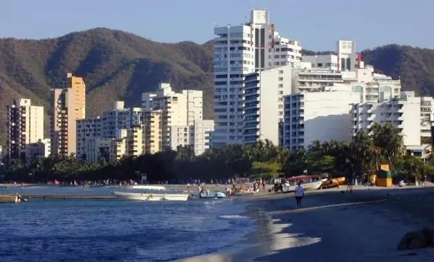 in the photo: resort of Santa Marta in Colombia