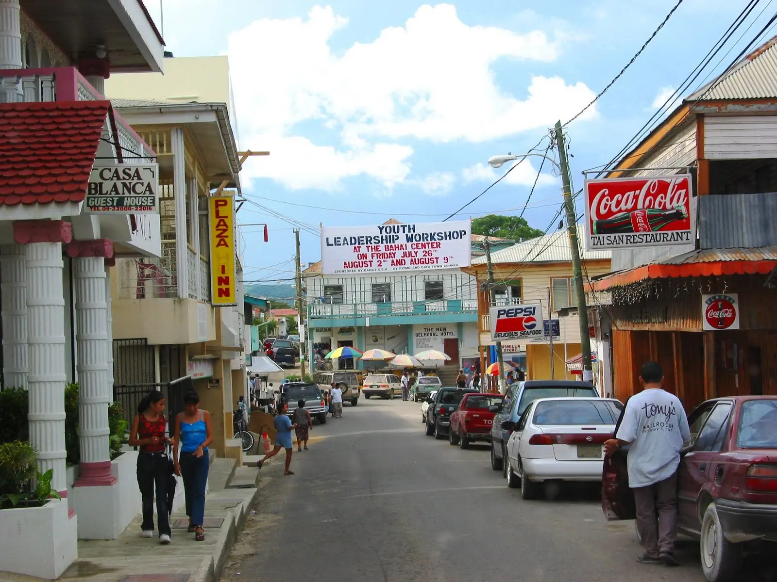 In the photo:  Cayo in  Belize