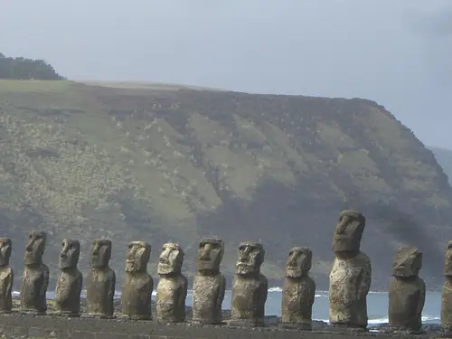 on photo: Easter Island in Chile 