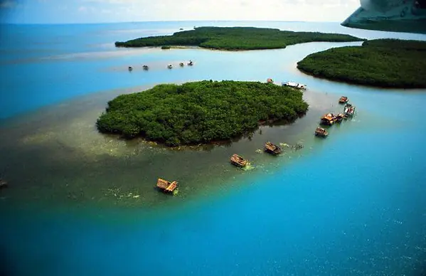 In the photo: an island in Nicaragua