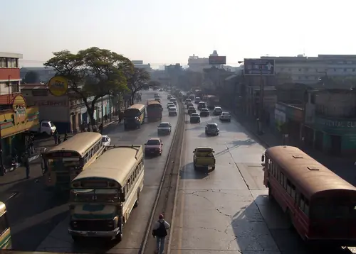 In the photo: the city of Livingston in Guatemala