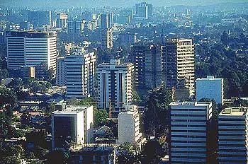 In the photo: Guatemala City (the capital of the country)