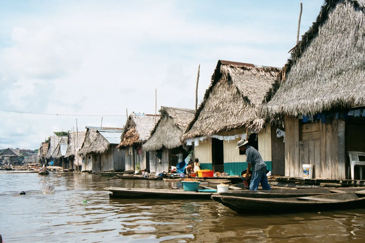 In the photo:  the Amazon in Iquitos, Peru.