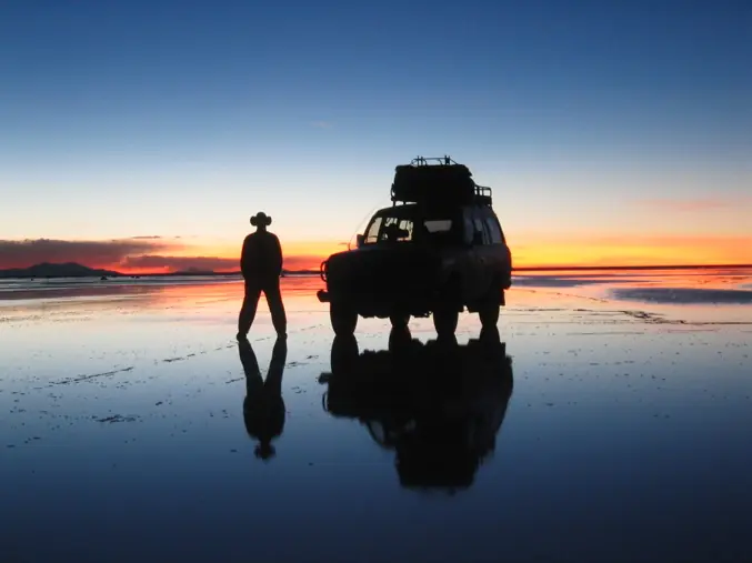 in photo: Jeep tour  Uyuni Salt Flats 