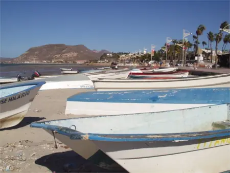 In the photo: the city of La Paz in Mexico