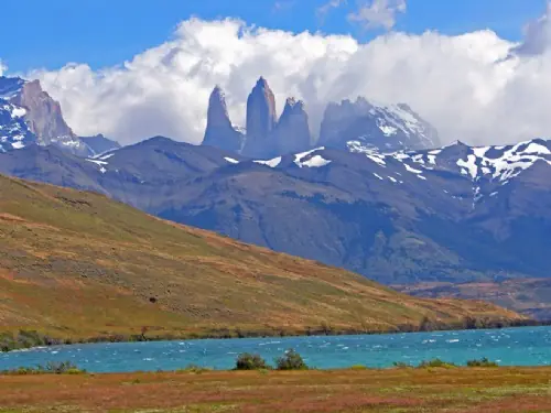 in the photo: Torres del Paine  National Park in Chile