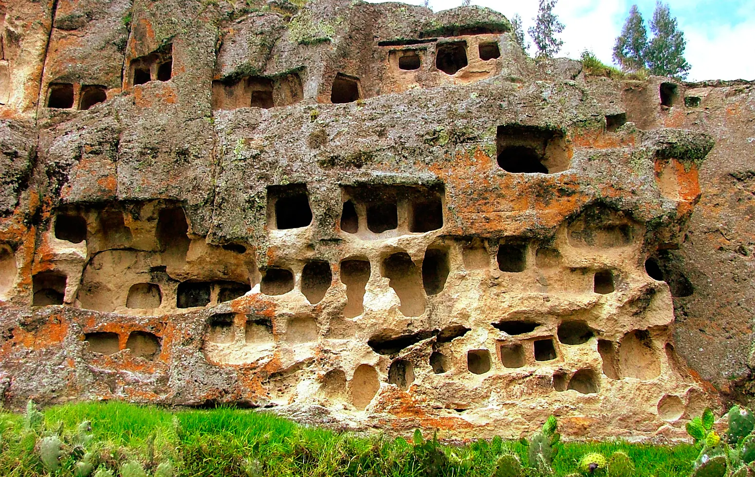 in the photo: Cajamarca city in Peru 