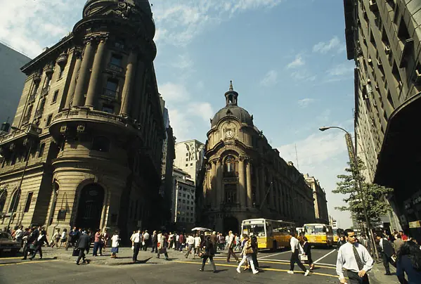 in the photo: Santiago de Chile, the capital of Chile