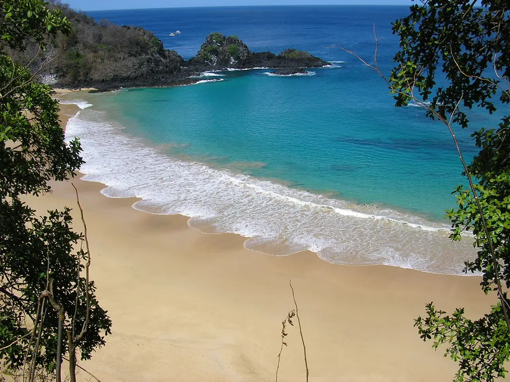 in photo: Sea resort of Praia do Forte in Brazil 