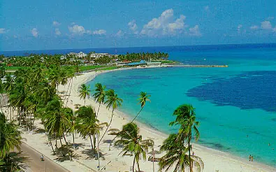 in the photo: San Andres y Providencia island in Colombia