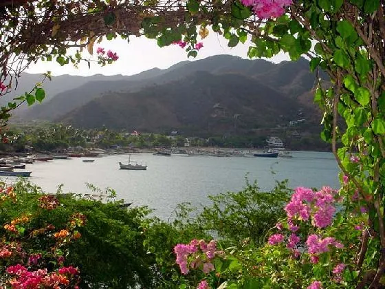 in the photo: resort of Santa Marta in Colombia