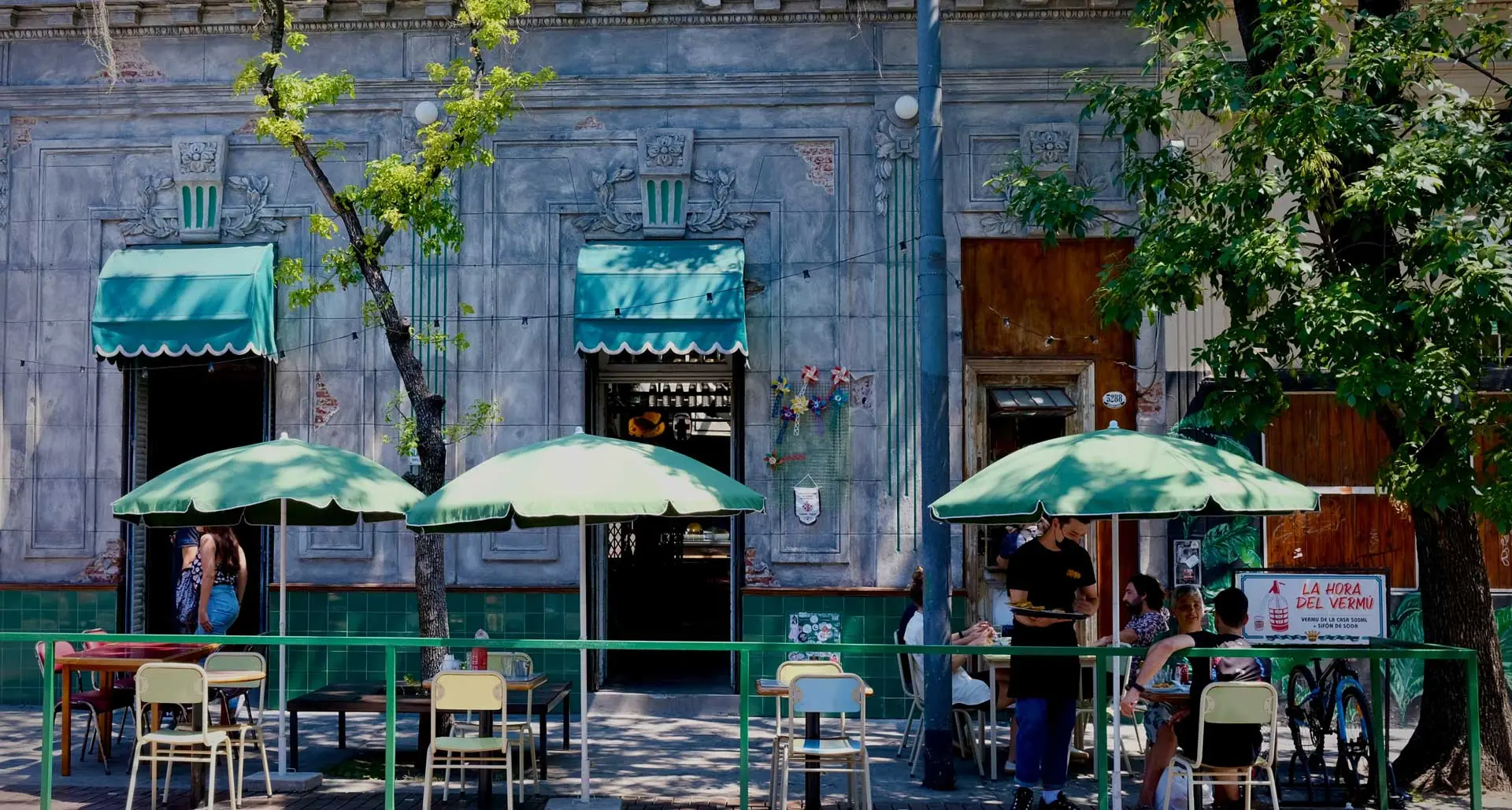 Street cafe in Buenos Aires, Argentina's capital