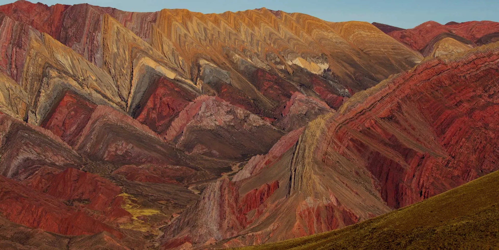 in photo: colorful rocks in Salta, Argentina 
