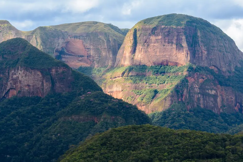 in the photo: Amboro National park  mountains 
