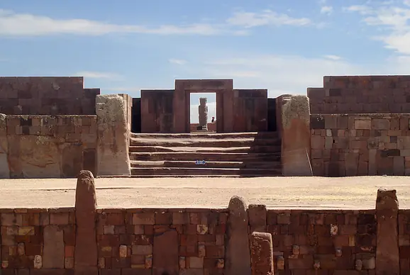 in the photo: Tiwanaku, Bolivia 