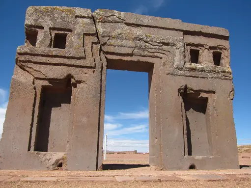 in the photo: Tiwanaku, Bolivia 
