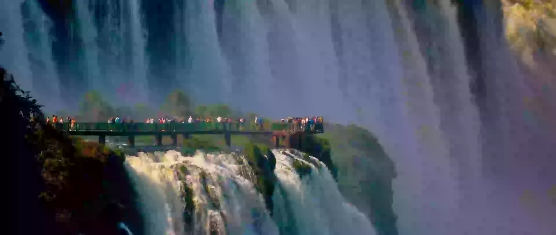 In photo: Foz do Iguaçu waterfalls, Brazil 