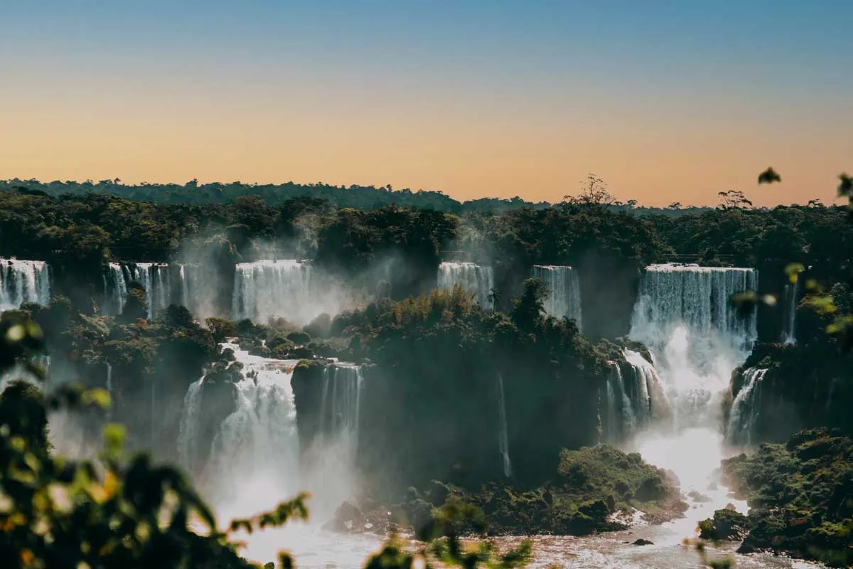 Iguazu Falls on Brazil-Argentina border