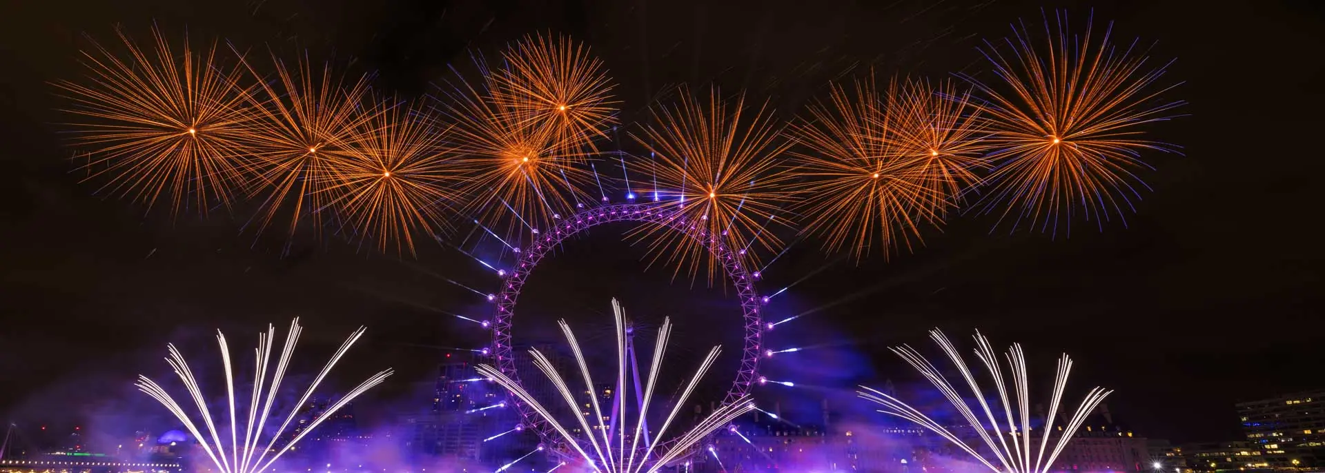 New Year's Eve celebration on Copacabana Beach in Rio
