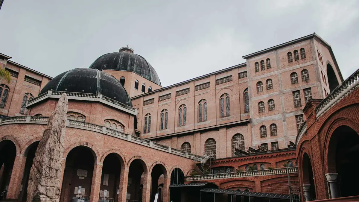 Aparecida Basilica, Brazil, view of the shrine from the side