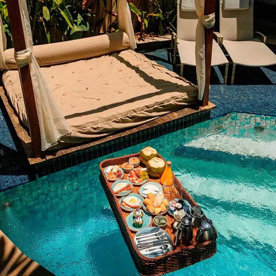 Luxury beach vacation at Nannai Muro Alto hotel, Porto de Galinhas, Brazil