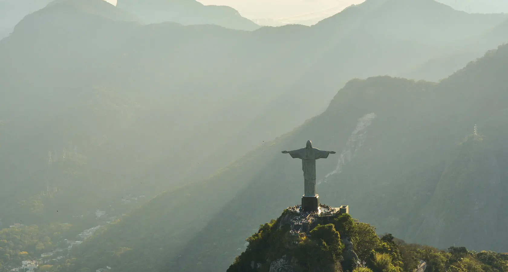 in photo: Jesus Christ statue in Rio de Janeiro 